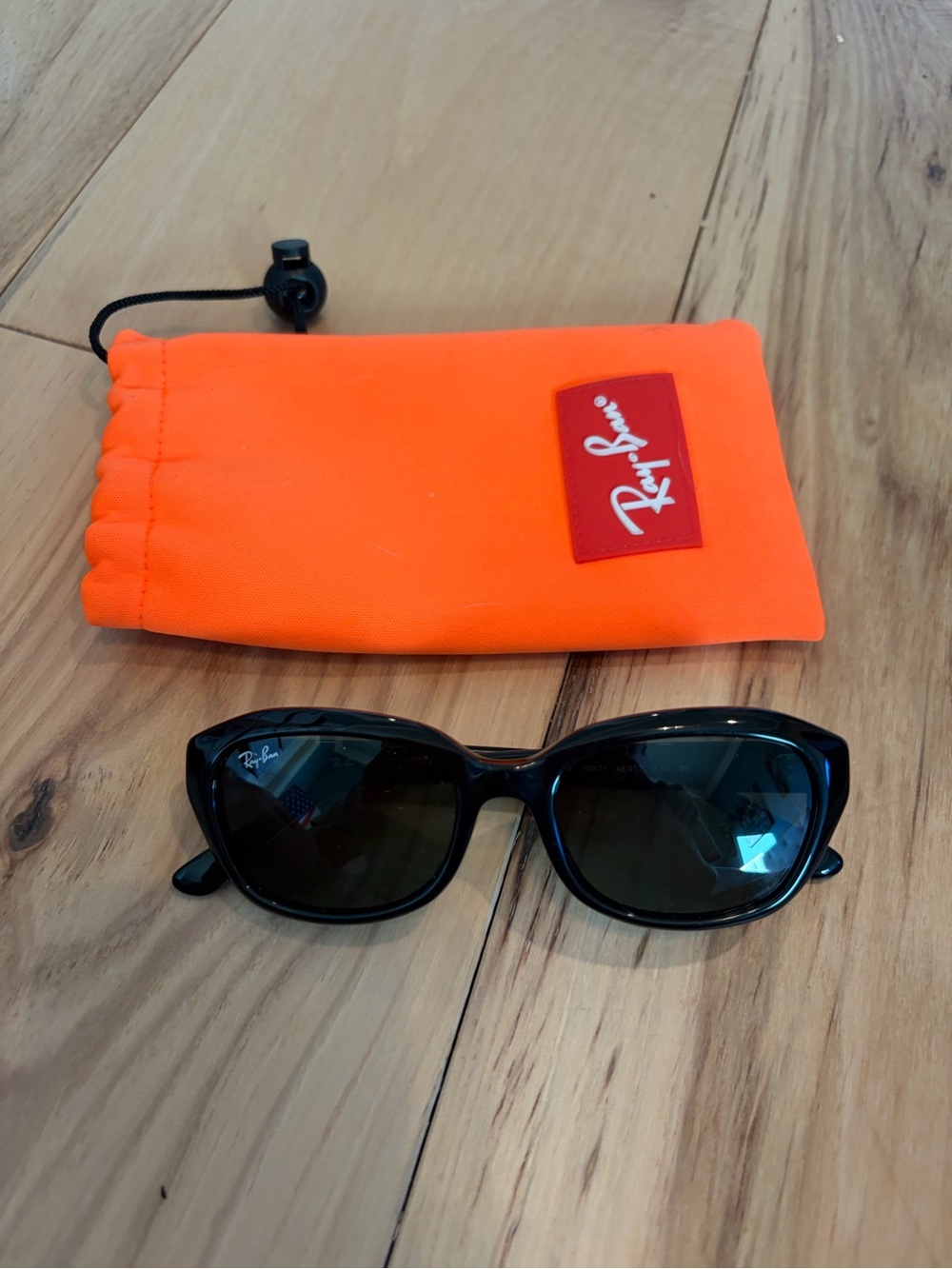 Ray-Ban Junior RJ9081S Black Sunglasses Kids 48□17 w/ Original Ray-Ban Pouch